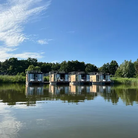 Houseboat In Azy By Jamno And Sea Łazy