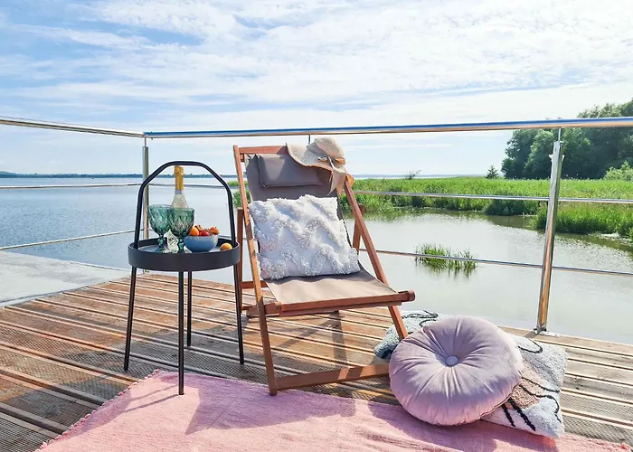 Båthotell Houseboat In Azy By Jamno And Sea Łazy