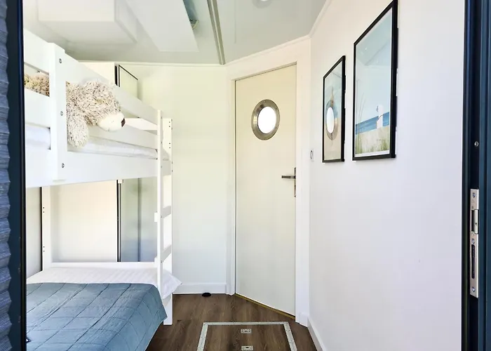 Houseboat In Azy By Jamno And Sea Łazy