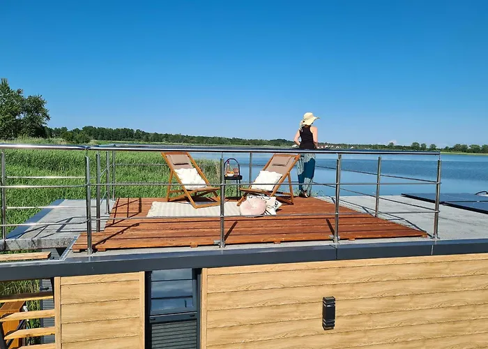 Houseboat In Azy By Jamno And Sea *